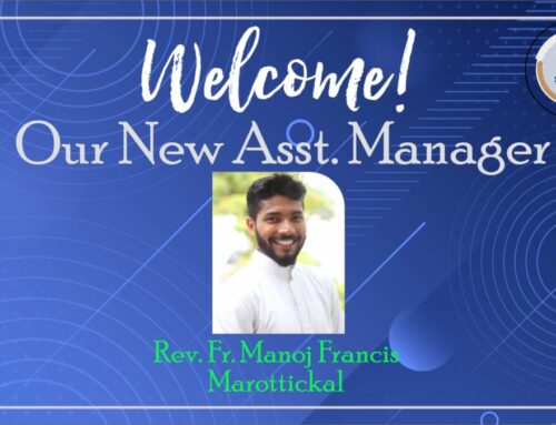 Welcome Rev. Fr. Manoj Francis Marottickal